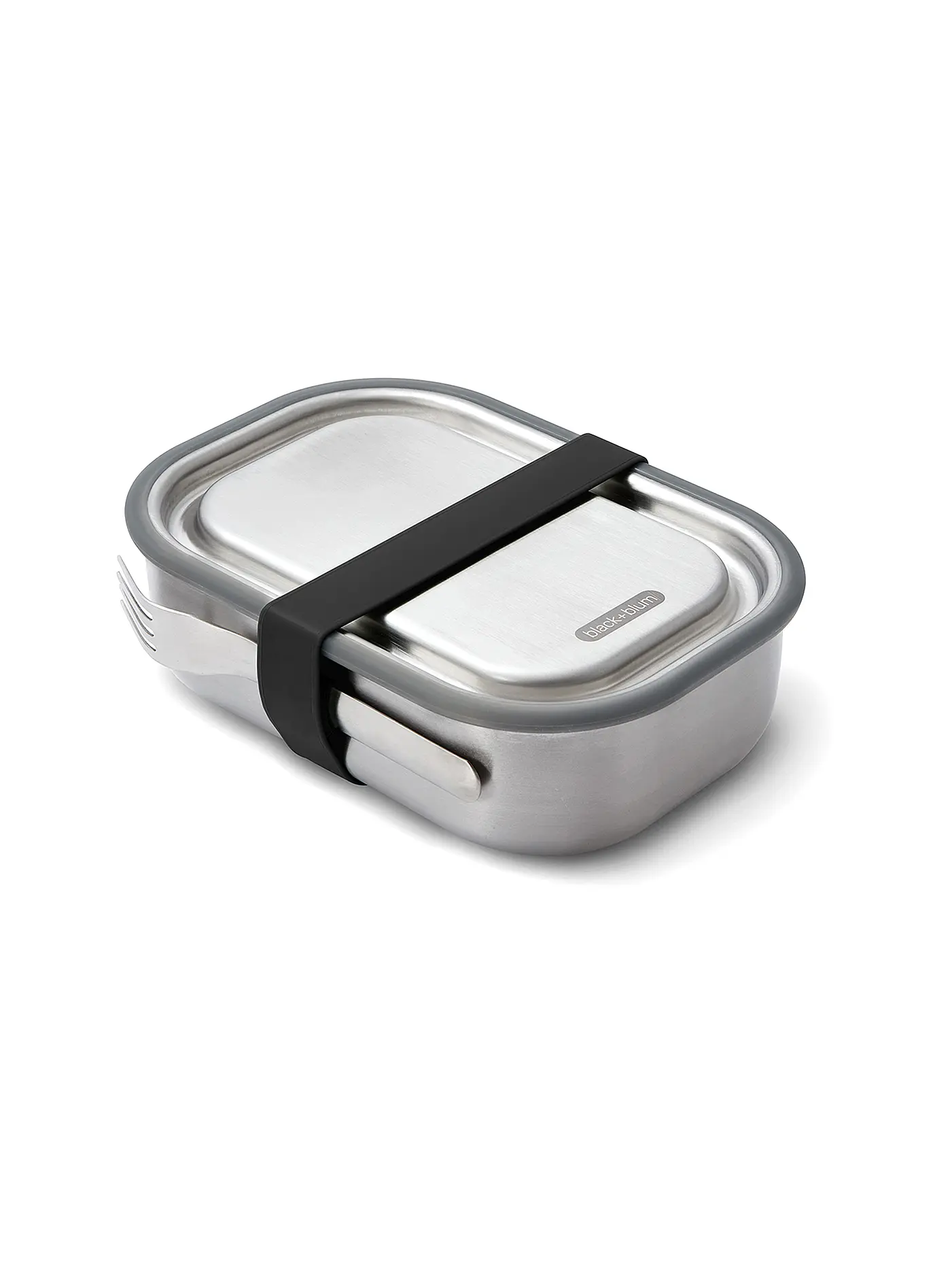 BLACK+BLUM | Lunchbox Gross 1l Schwarz/Edelstahl | 